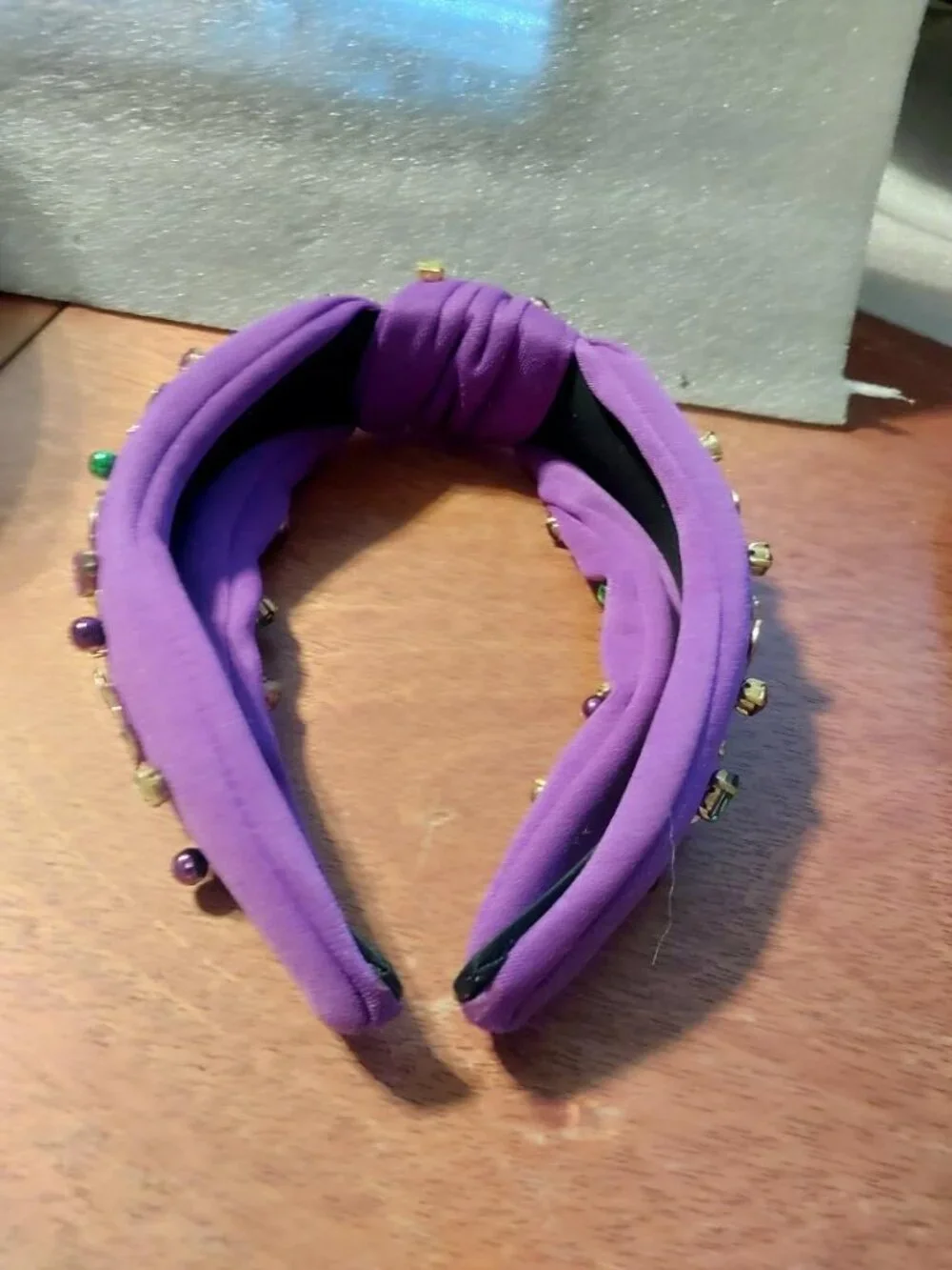 NEW BAG ! Girl Martinique Sparkly Stone Headband Purple